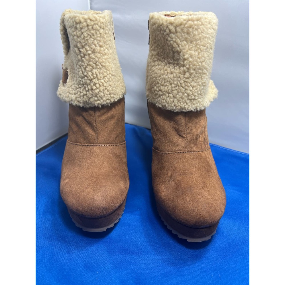 Juicy Couture Women Platform Wedge ankle boot